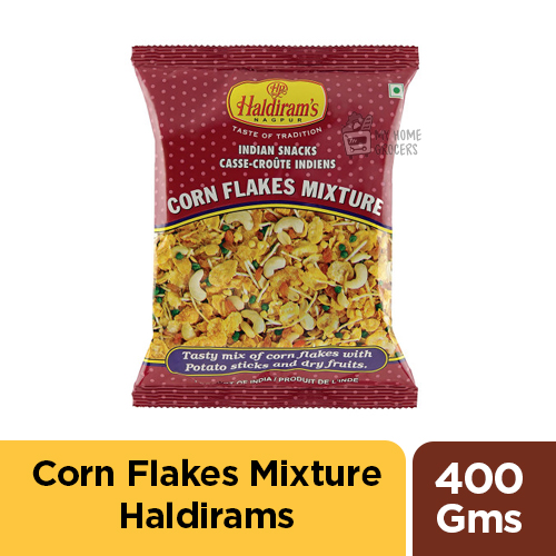 CORN FLAKES MIXTURE HALDIRAMS 400 GMS