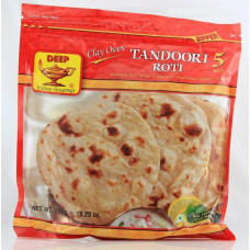 FROZEN TANDOORI ROTI CLAY OVEN DEEP - 5 PCS / 290 GMS / 10.25 OZ FROZEN TANDOORI ROTI CLAY OVEN DEEP - 5 PCS / 290 GMS / 10.25 OZ