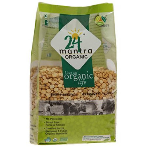 ORGANIC CHANA DAL / BENGAL GRAM / SANAGA PAPPU 24 MANTRA - 1.98 KGS / 4 LBS