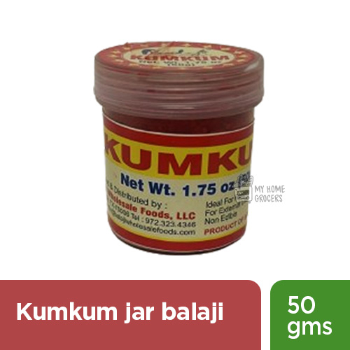 KUMKUM JAR BALAJI - 50 GMS