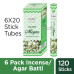 6 PACK  INCENSE / AGAR BATTI - GOLDEN MOGRA IXORRA - 6 x 20 STICK TUBES - TOTAL 120 STICKS