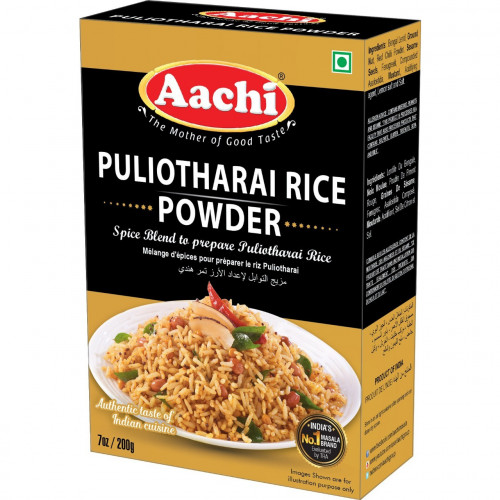 `PULIYOTHARAI RICE POWDER  AACHI - 7 OZ / 200 GMS `PULIYOTHARAI RICE POWDER  AACHI - 7 OZ / 200 GMS