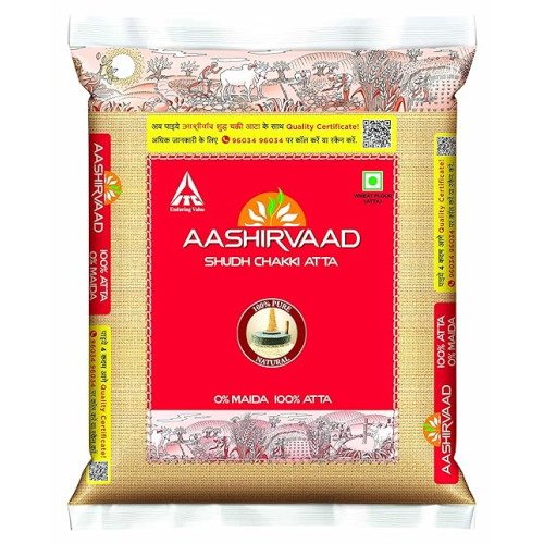 WHOLE WHEAT ATTA AASHIRVAAD - 10 LBS