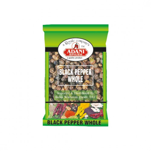 BLACK PEPPER WHOLE / KALI MIRI - ADANI - 200 GMS / 7 OZ BLACK PEPPER WHOLE / KALI MIRI - ADANI - 200 GMS / 7 OZ