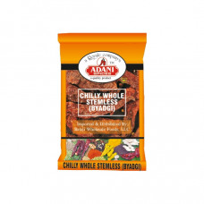 CHILLI WHOLE LONG BYDAGI  ADANI - 200 GMS CHILLI WHOLE LONG BYDAGI  ADANI - 200 GMS