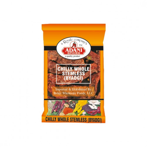 CHILLI WHOLE LONG BYDAGI  ADANI - 200 GMS CHILLI WHOLE LONG BYDAGI  ADANI - 200 GMS