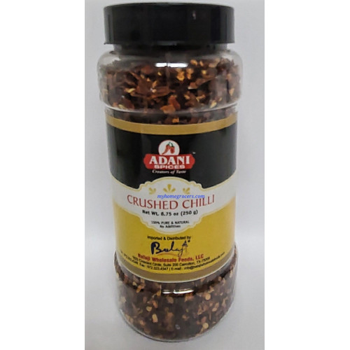 `JAR- CRUSHED CHILLI - ADANI - 250 GMS `JAR- CRUSHED CHILLI - ADANI - 250 GMS