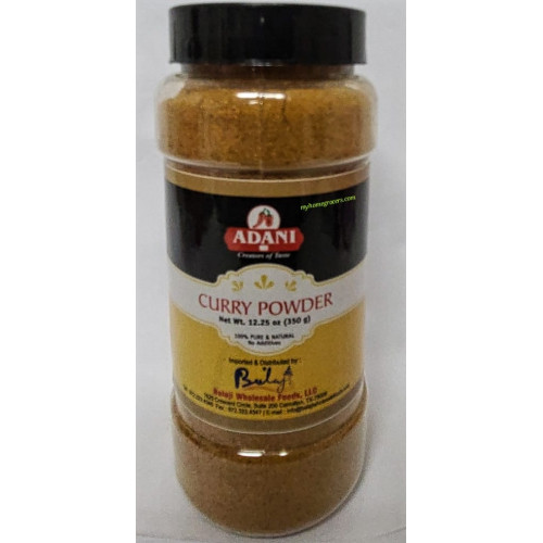 `CURRY POWDER JAR ADANI - 350 GMS / 12.25 OZ `CURRY POWDER JAR ADANI - 350 GMS / 12.25 OZ