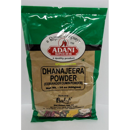 DHANA JEERA ( CORIANDER / CUMIN ) POWDER ADANI - 400 GMS / 14 OZ