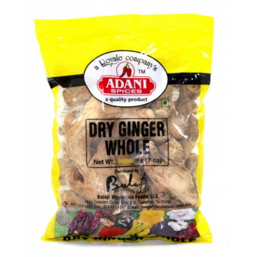 DRY GINGER WHOLE - ADANI - 200 GMS / 7 OZ DRY GINGER WHOLE - ADANI - 200 GMS / 7 OZ