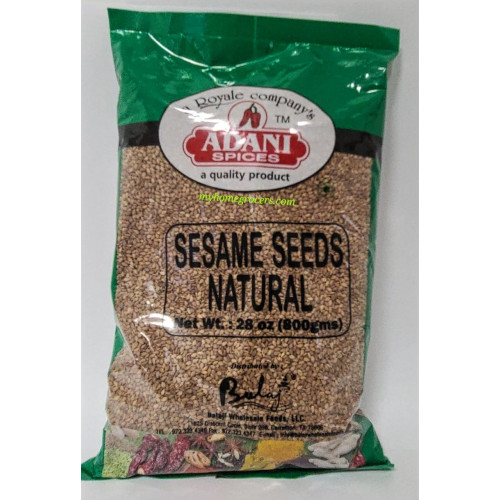 SESAME SEED NATURAL (BROWN) ADANI - 800 GMS / 28 OZ SESAME SEED NATURAL (BROWN) ADANI - 800 GMS / 28 OZ