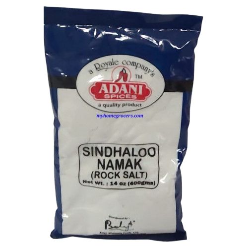 SINDHALOO SALT ( ROCK SALT ) POWDER ADANI - 400 GMS / 14 OZ