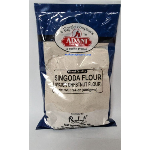 SINGODA / WATER CHESTNUT FLOUR ADANI 400 GMS / 14 OZ