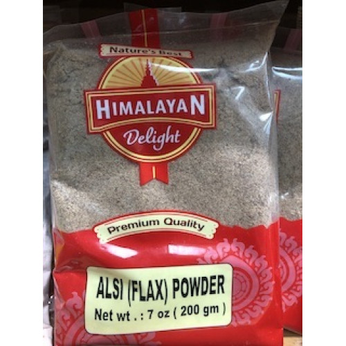 ALSI (FLAX) POWDER  HIMALAYAN DELIGHT - 200 GMS / 7 OZ ALSI (FLAX) POWDER  HIMALAYAN DELIGHT - 200 GMS / 7 OZ