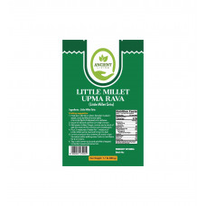 LITTLE MILLET UPMA RAVA ANCIENT LIVING (A MYHOMEGROCERS BRAND) - 1.1 LB / 500 GMS LITTLE MILLET UPMA RAVA ANCIENT LIVING (A MYHOMEGROCERS BRAND) - 1.1 LB / 500 GMS
