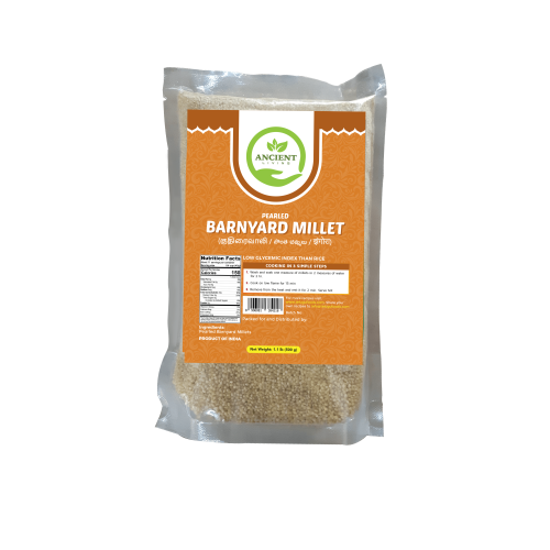 BARNYARD MILLET ANCIENT LIVING  (A MYHOMEGROCERS BRAND)- 2 LB / 908 GMS