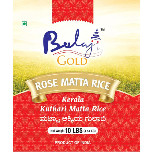 `ROSE MATTA RICE BALAJI- 4.54 KGS / 10 LBS `ROSE MATTA RICE BALAJI- 4.54 KGS / 10 LBS