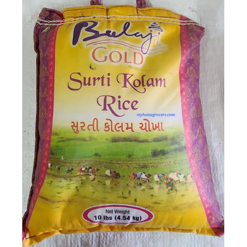 SURTI KOLAM RICE BALAJI GOLD - 4.54 KGS / 10 LBS