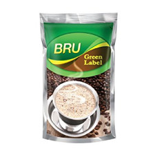 !COFFEE POWDER [ COFFEE & CHICORY BLEND ] BRU GREEN LABEL - 200 GMS