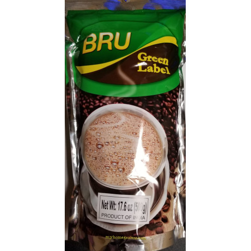 `COFFEE POWDER [ COFFEE & CHICORY BLEND ] BRU GREEN LABEL- 500 GMS