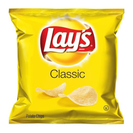 CLASSIC SALT CHIPS LAYS- 52 GMS / 1.82 OZ