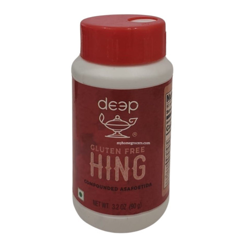 `HING / ASAFOETIDA / INGUVA "GLUTEN FREE" POWDER DEEP- 90 GMS `HING / ASAFOETIDA / INGUVA "GLUTEN FREE" POWDER DEEP- 90 GMS
