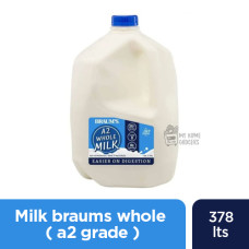 MILK BRAUMS  WHOLE ( A2 GRADE )   - 1 GAL / 3.78 LTS