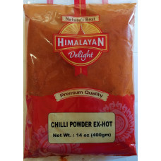 CHILLI POWDER EXTRA HOT HIMALAYAN DELIGHT  - 400 GMS / 14 OZ