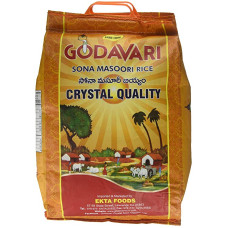 CRYSTAL SONA MASOORI RICE GODAVARI- 9.09 KGS / 20 LBS CRYSTAL SONA MASOORI RICE GODAVARI- 9.09 KGS / 20 LBS