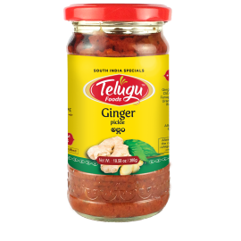PICKLE GINGER  (NO PRESERVATIVES) TELUGU - 300 GMS