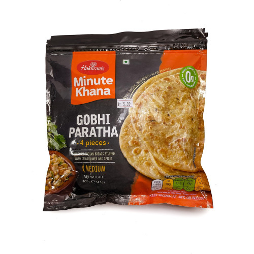 FROZEN GOBI (only) PARATHA HALDIRAM - 400 GMS / 4 PCS FROZEN GOBI (only) PARATHA HALDIRAM - 400 GMS / 4 PCS