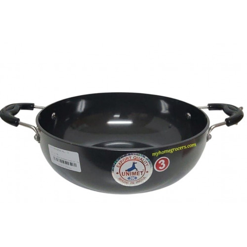 HARD ANODIZED KADAI NO 3 - LARGE - 1 PC HARD ANODIZED KADAI NO 3 - LARGE - 1 PC