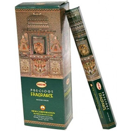6 PACK  INCENSE / AGAR BATTI - PRECIOUS FRAGRANCE- HEM -6 / 20 STICK TUBES - TOTAL 120 STICKS