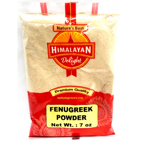 FENUGREEK POWDER / METHI POWDER / MENTHULU POWDER HIMALAYAN DELIGHT - 200 GMS / 7 OZ