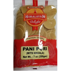 PANI PURI (GOLGAPPA) (WITH MASALA) HIMALAYAN DELIGHT (READY TO FRY) - 200 GMS / 7 OZ
