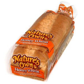 BREAD HONEY WHEAT NATURES OWN - 567 GMS / 20 OZ*