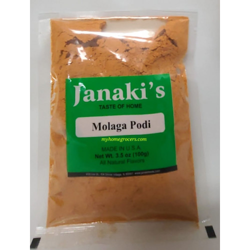 Ready to Eat MOLAGA PODI JANAKIS  - 100 GMS / 3.5 OZ