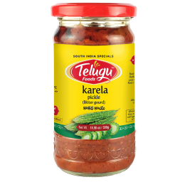 PICKLE KARELA  (NO PRESERVATIVES)  TELUGU - 300 GMS