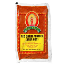 CHILLI POWDER EX-HOT LAXMI  - 400 GMS / 14 OZ CHILLI POWDER EX-HOT LAXMI  - 400 GMS / 14 OZ