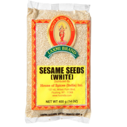 ^SESAME SEEDS (WHITE) LAXMI - 400 GMS / 14 OZ