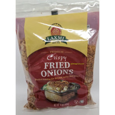 CRISPY FRIED ONIONS LAXMI - 14 OZ / 400 GMS CRISPY FRIED ONIONS LAXMI - 14 OZ / 400 GMS