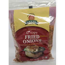 CRISPY FRIED ONIONS LAXMI - 14 OZ / 400 GMS