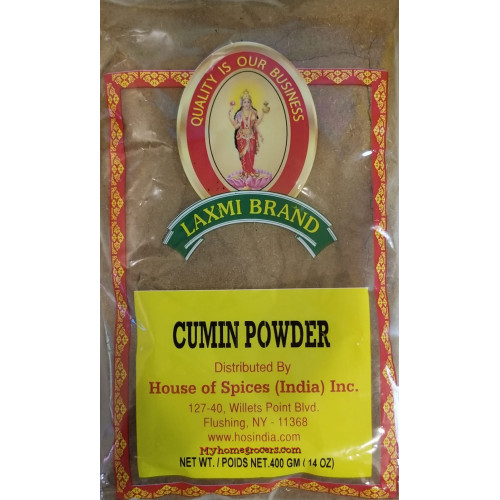 CUMIN POWDER / JEERA / JEELAKARRA  LAXMI - 400 GMS / 14 OZ CUMIN POWDER / JEERA / JEELAKARRA  LAXMI - 400 GMS / 14 OZ