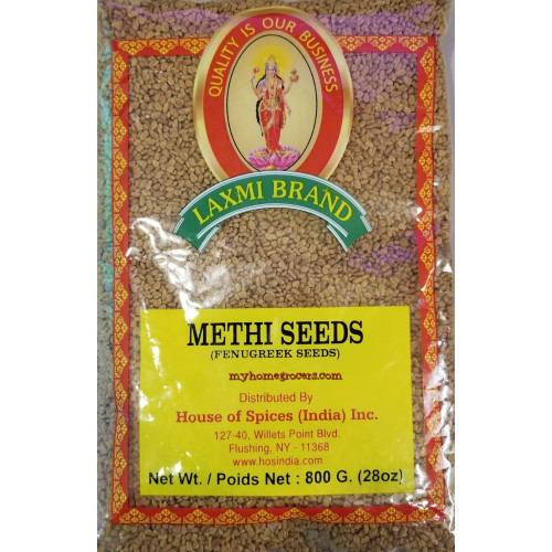 FENUGREEK / METHI / MENTHULU SEEDS LAXMI - 800 GMS / 28 OZ