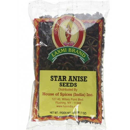 ^STAR ANISE / AN SEEDS LAXMI - 200 GMS / 7 OZ