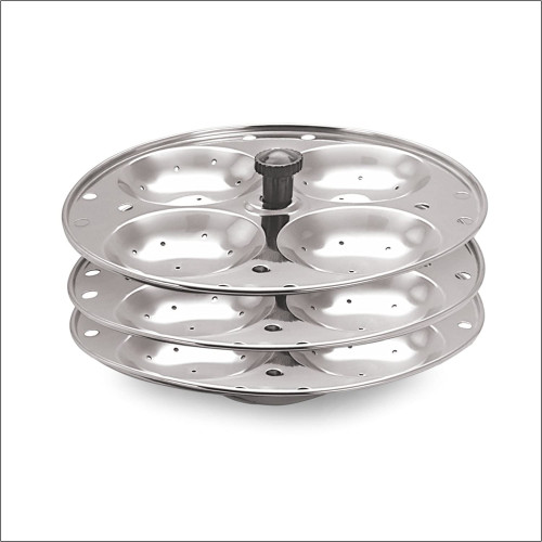 IDLI STAND STAINLESS STEEL -3 PLATES - 12 IDLIS- MARVEL - 1 PC IDLI STAND STAINLESS STEEL -3 PLATES - 12 IDLIS- MARVEL - 1 PC