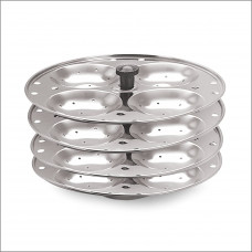 IDLI STAND STAINLESS STEEL -4 PLATES - 16 IDLIS- MARVEL - 1 PC