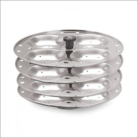 IDLI STAND STAINLESS STEEL -4 PLATES - 16 IDLIS- MARVEL - 1 PC