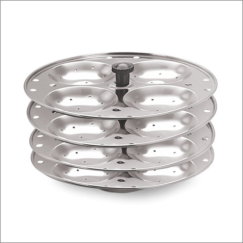 IDLI STAND STAINLESS STEEL -4 PLATES - 16 IDLIS- MARVEL - 1 PC IDLI STAND STAINLESS STEEL -4 PLATES - 16 IDLIS- MARVEL - 1 PC
