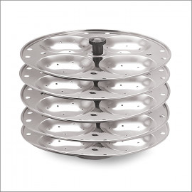 IDLI STAND STAINLESS STEEL - 5 PLATES - 20 IDLIS- MARVEL - 1 PC